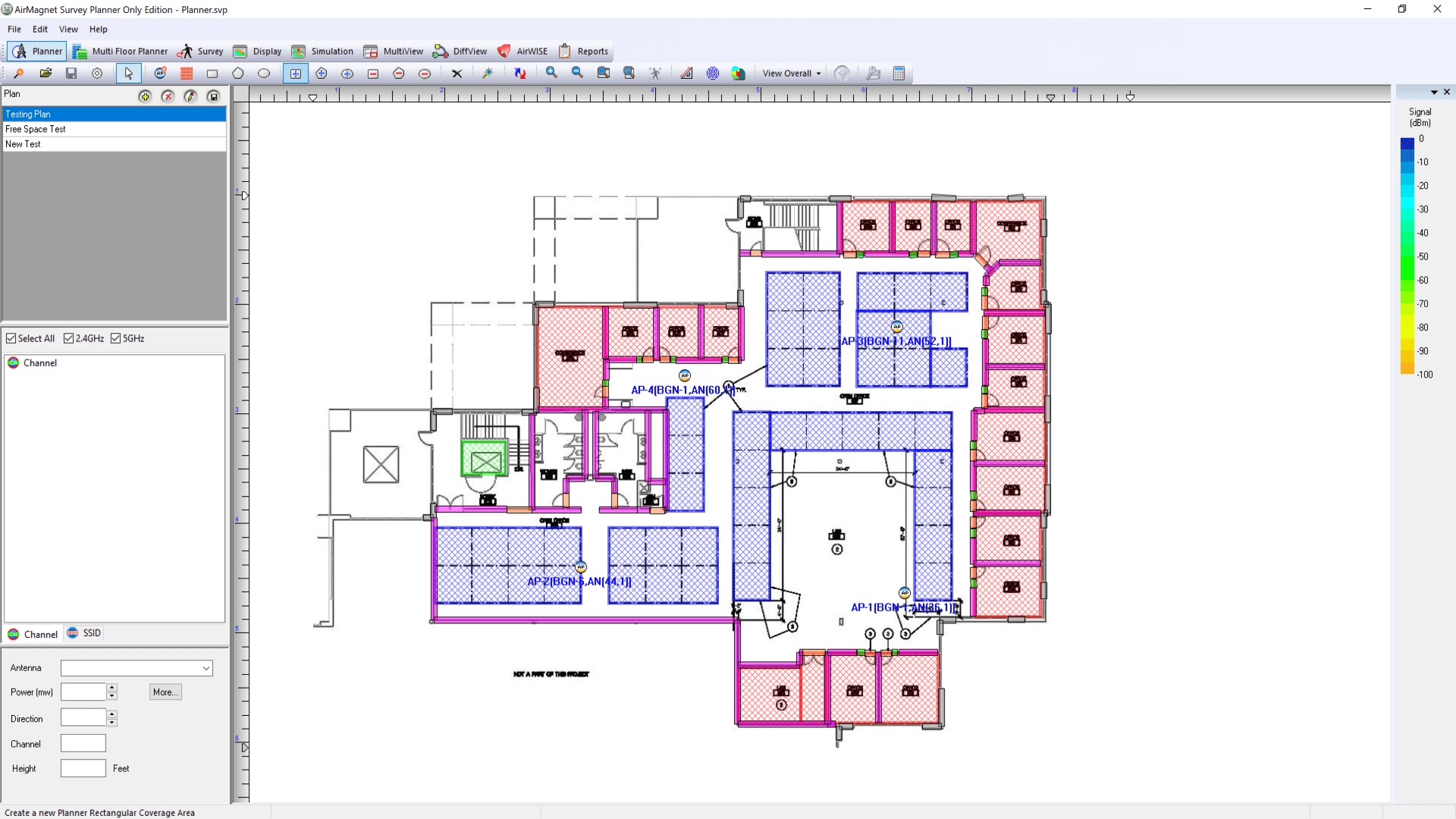 Planner WLAN Planning NetAlly