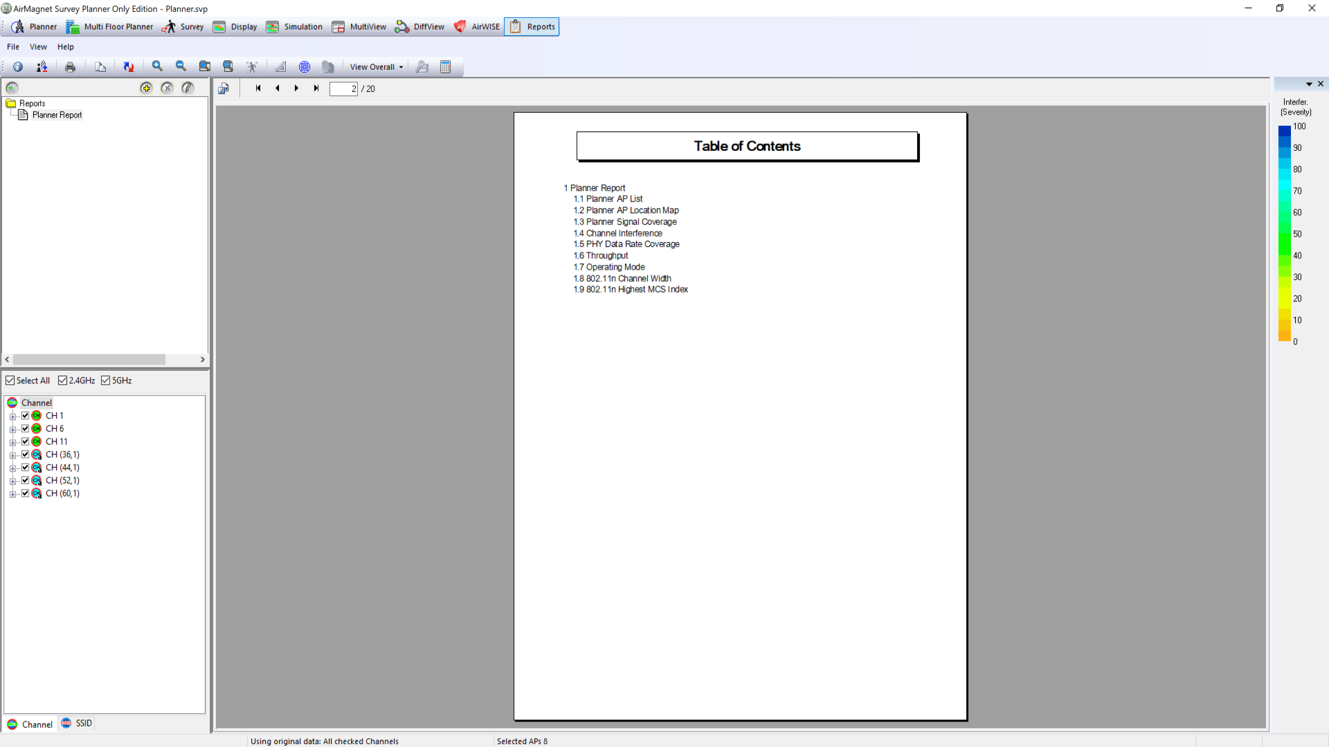 Planner WLAN Planning NetAlly