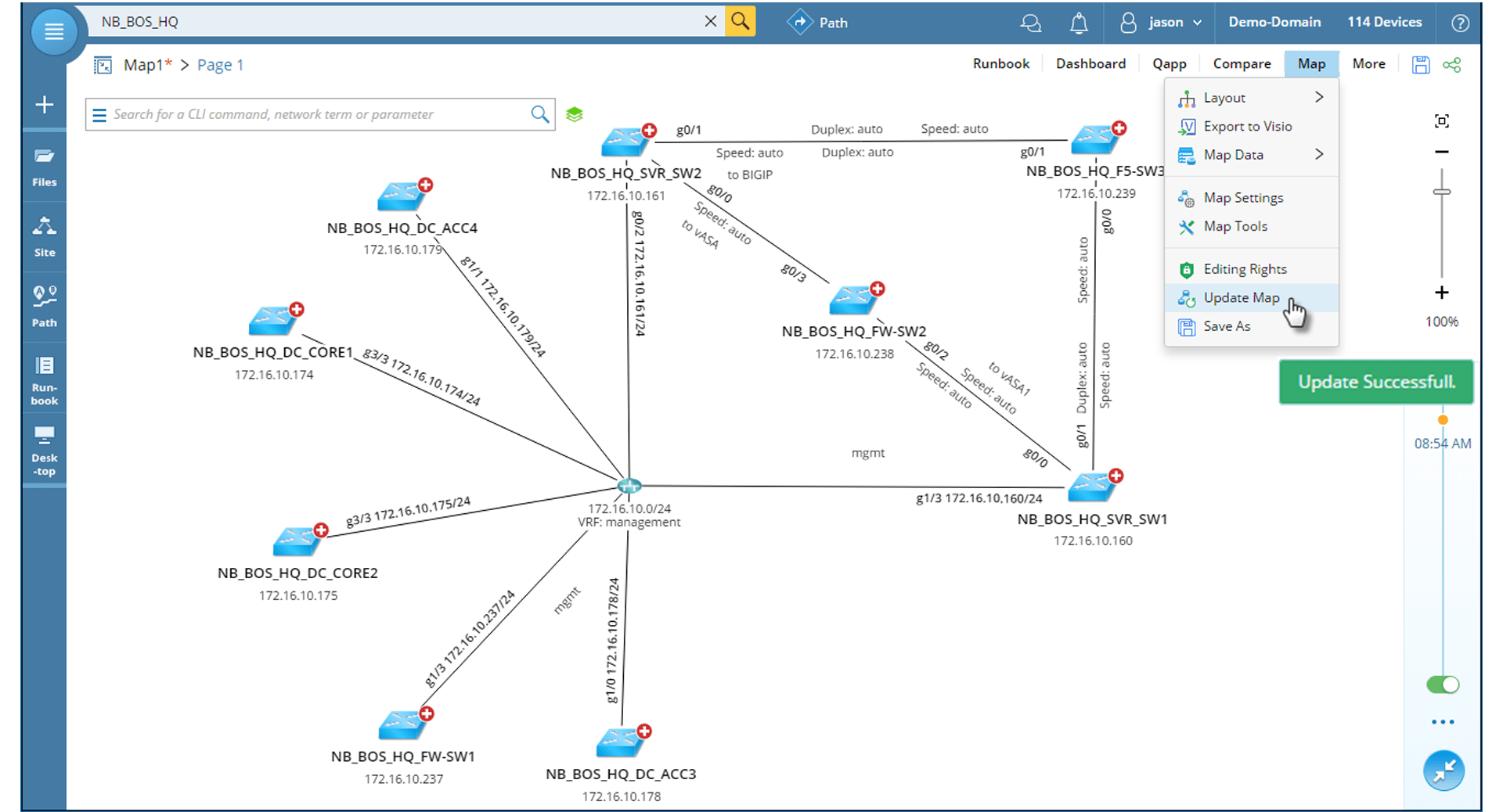 Automate Network Mapping and Troubleshooting NetBrain