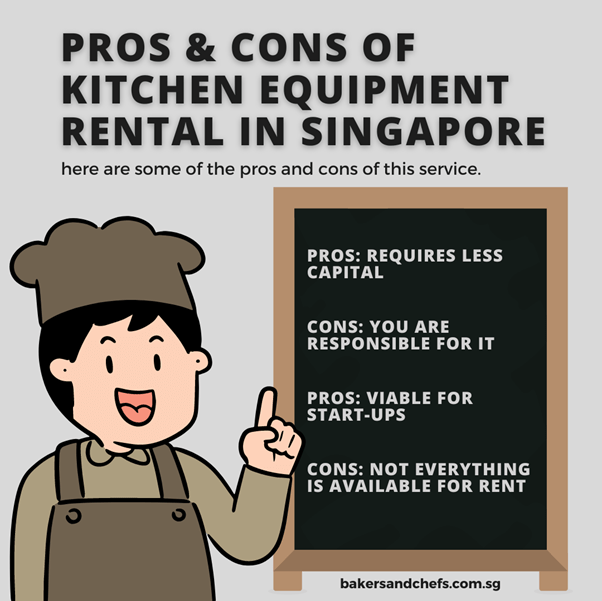 Pros & Cons of Kitchen Equipment Rental in Singapore Direct