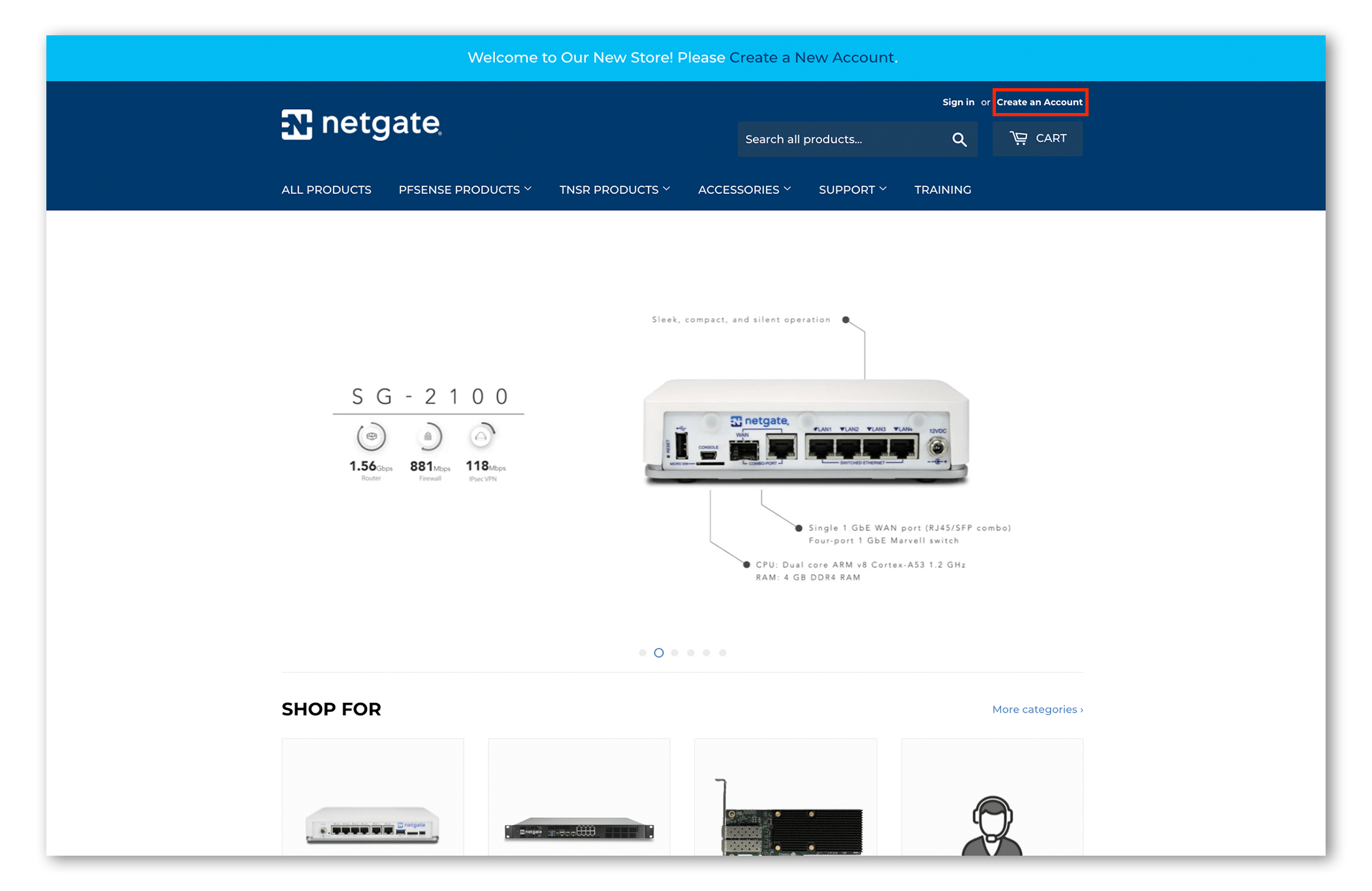 Netgate Introduces New Store and Appliance Ordering Options