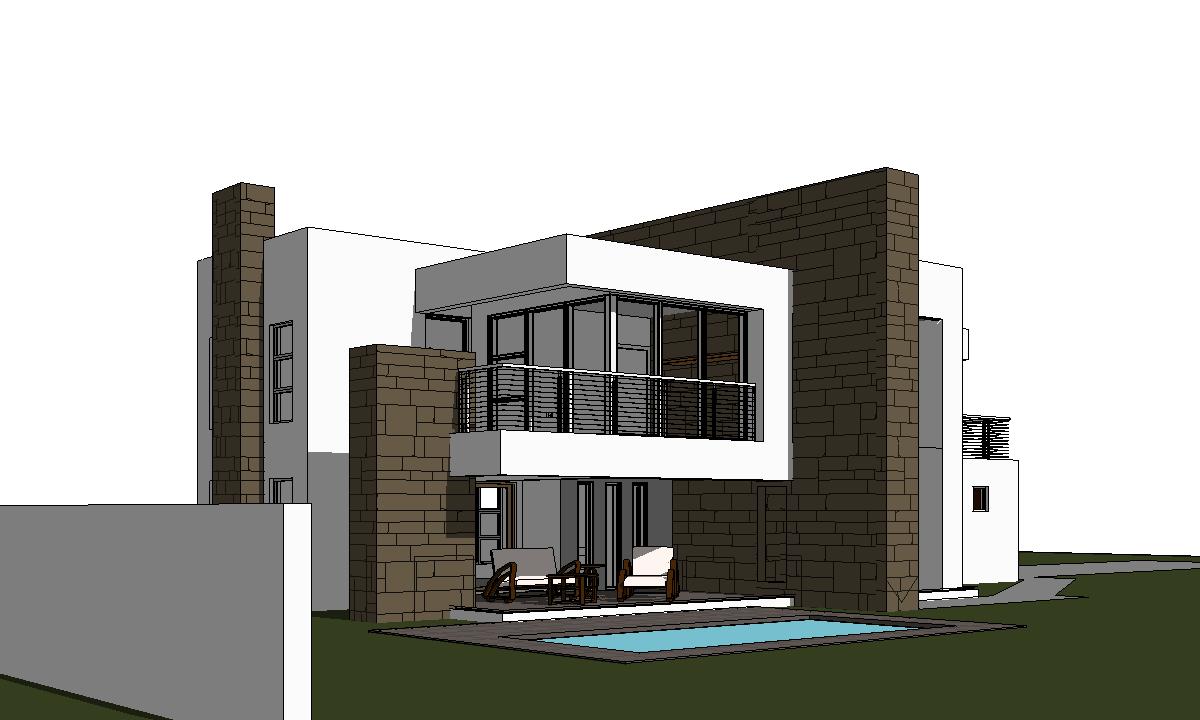 Modern 2 Storey House Design 3 Bedroom House Plan