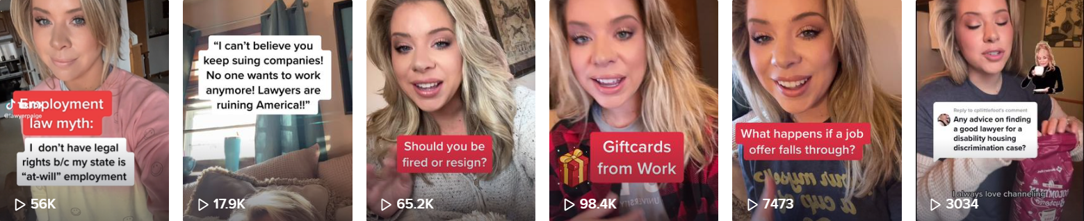 Paige Sparks: Managing Her TikTok While Working Full-Time As A Lawyer