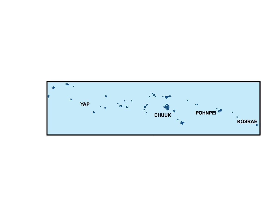 federated states of micronesia presentation map Netmaps. Mapas de