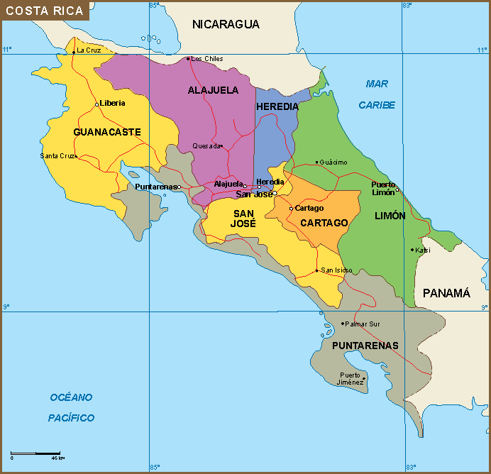 27 Mapa De Costa Rica Maps Database Source