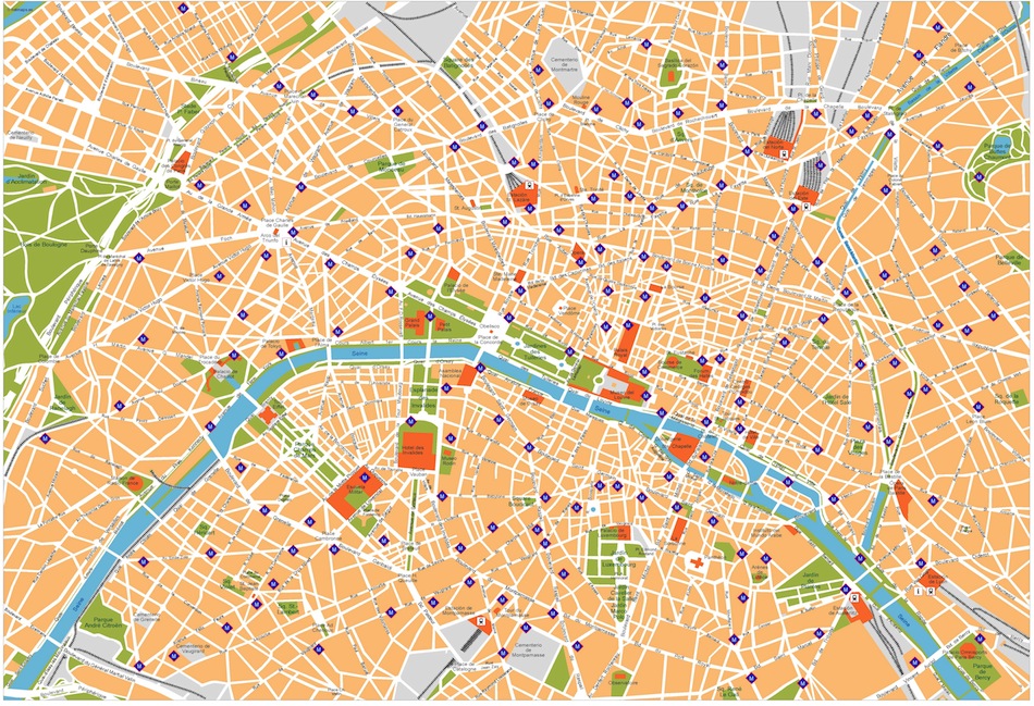 France Land Use map Vector World Maps