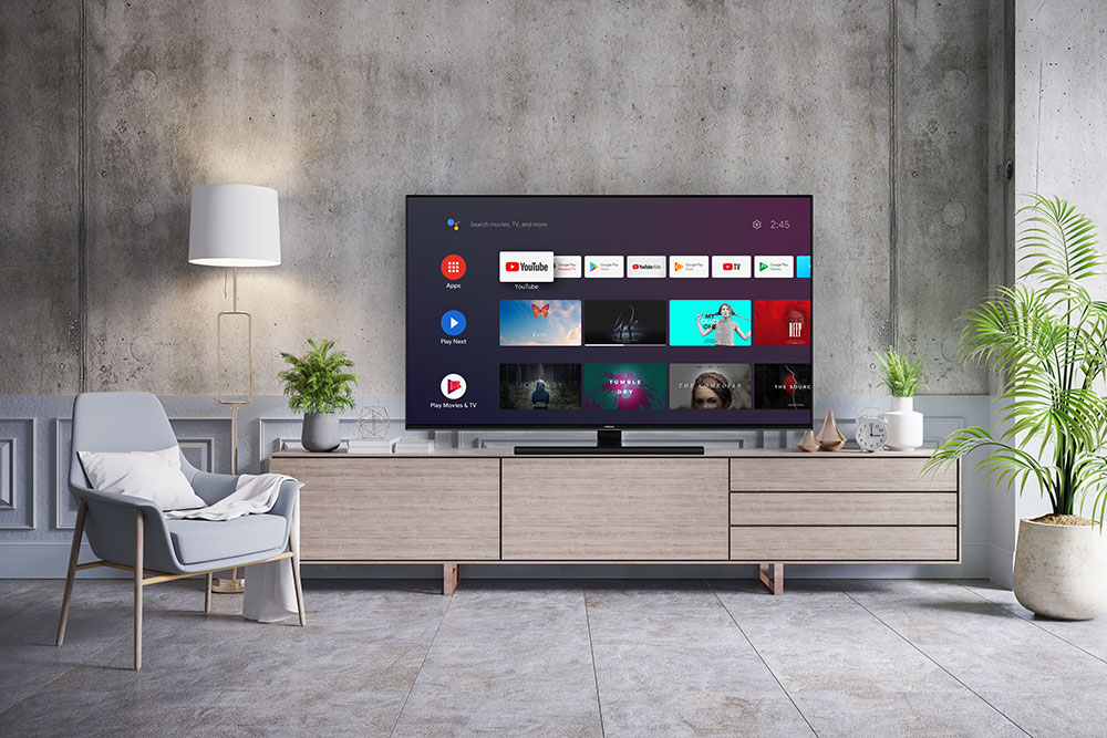 Hitachi 58HAL7250 58" UltraHD TV med Android TV och inbyggd Chromecast