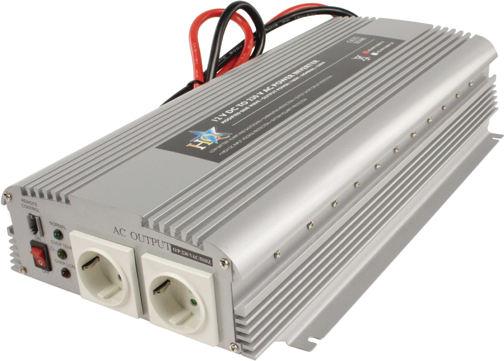 HQ HQINV1700/12 Spänningsomvandlare 12V 230V 1700 Watt