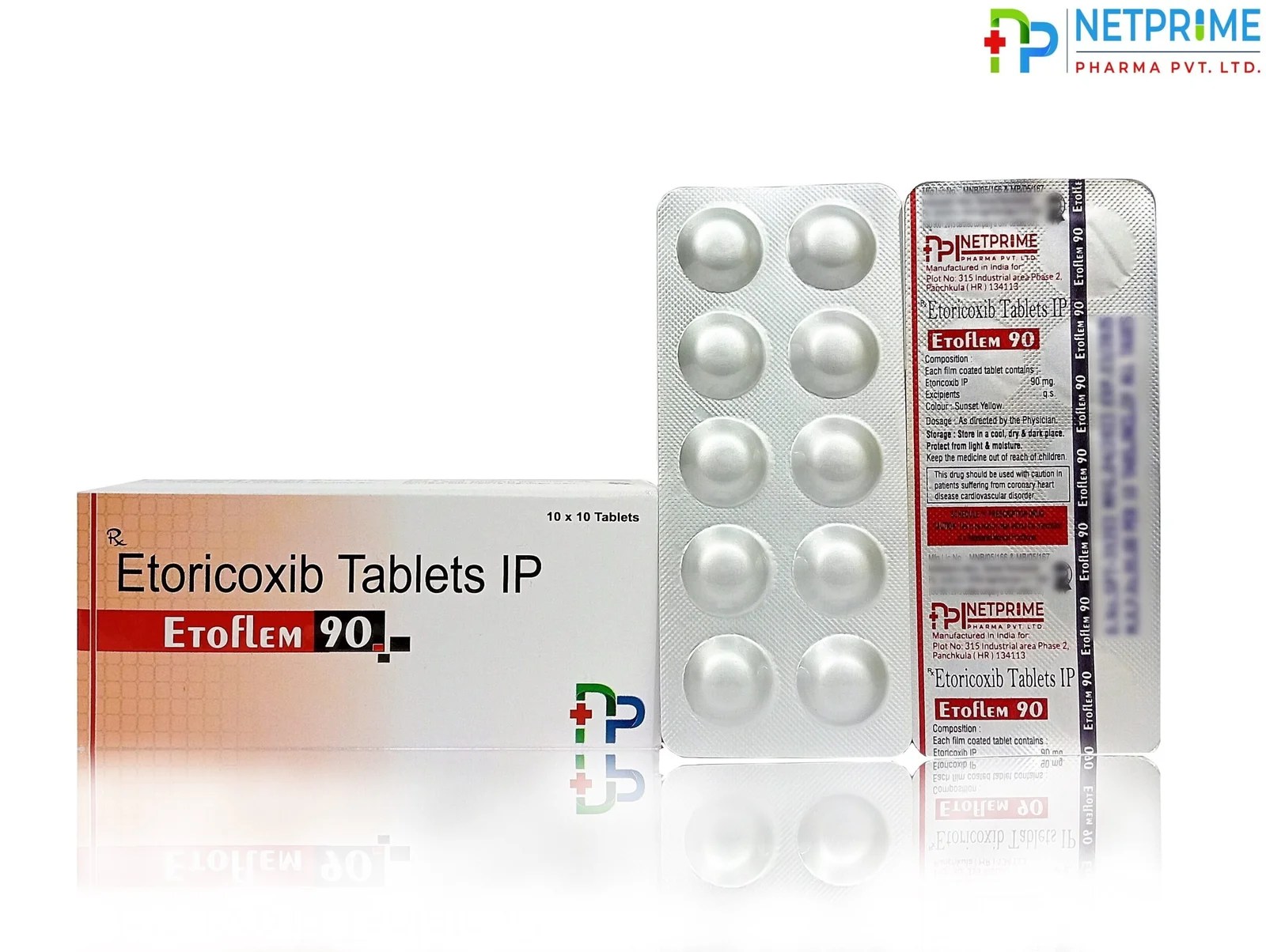 Etoricoxib I.P. 90 mg Tablets Manufacturer Supplier Franchise