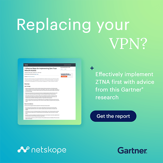Gartner® 7 Effective Steps for Implementing Zero Trust Network Access