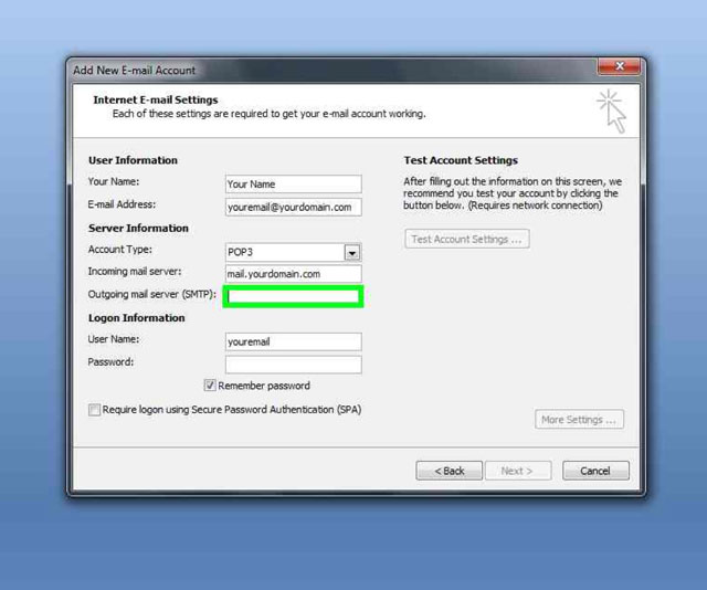 Network Solutions, Inc. » Email Setup on Outlook 2007