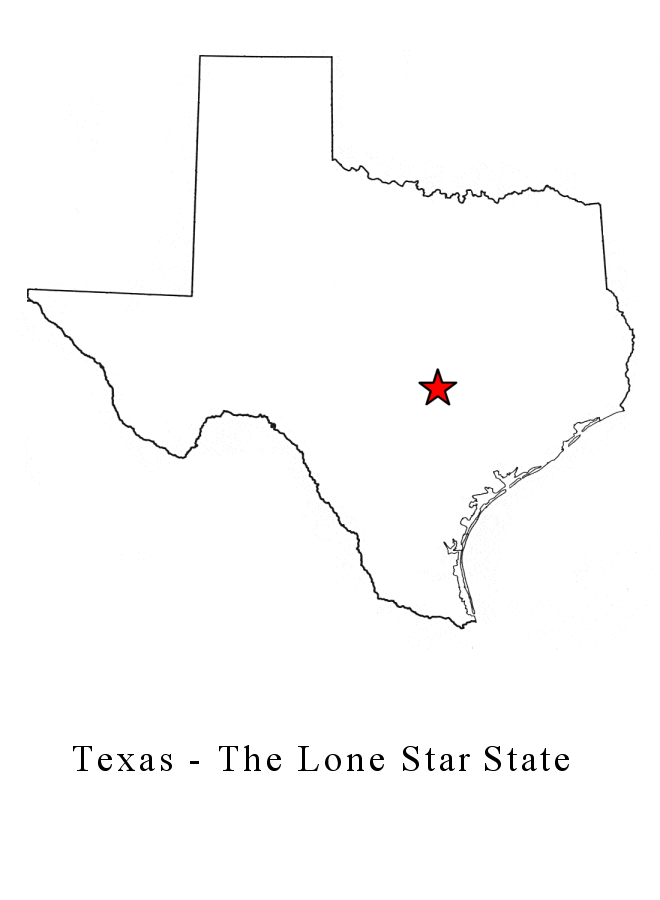 Capital Of Texas Map Texas Outline Maps And Map Links