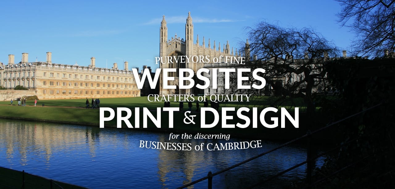 Web Design Cambridge Nettl of Cambridge West
