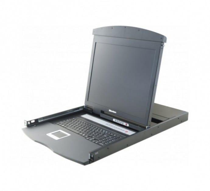 Achat console LCD dual rail KVM 8 ports VGA/USBPS2