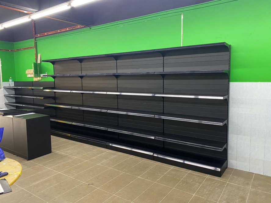 Netwell Engineering Work Sdn Bhd Gondola Shelving (Solid Back Panel)