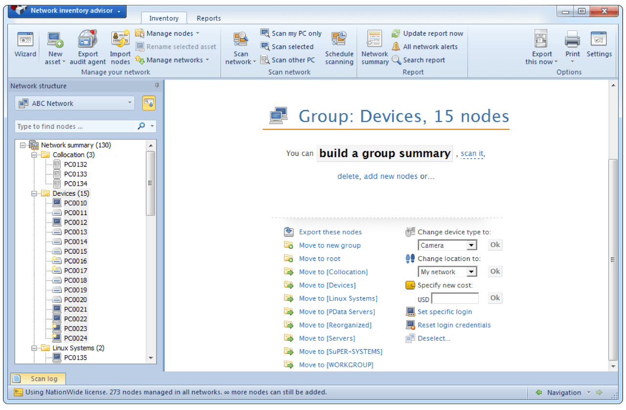 Software License Audit with Network Inventory Advisor
