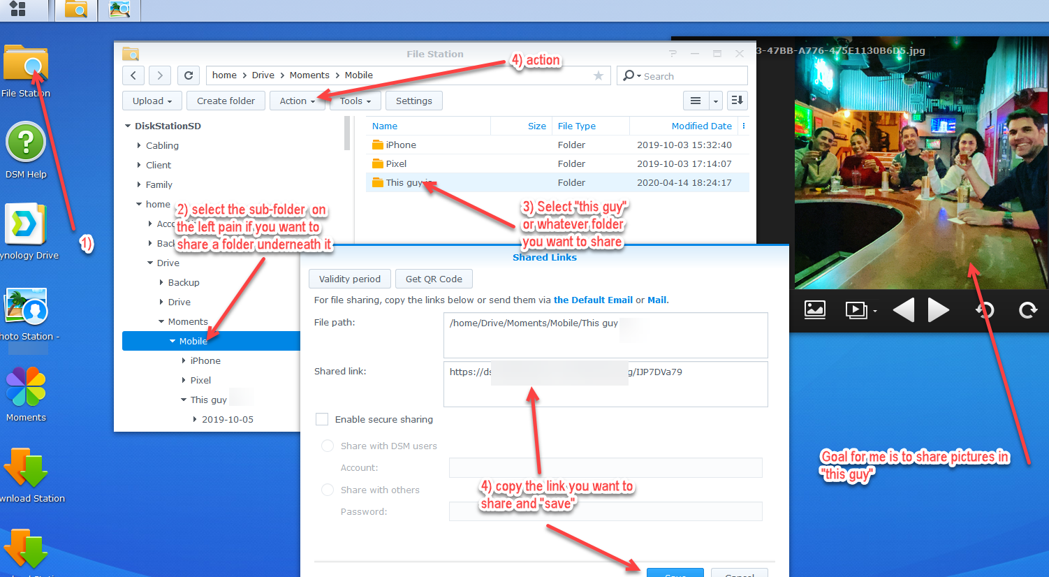 How to easily share Synology file links to everyone - Network Antics
