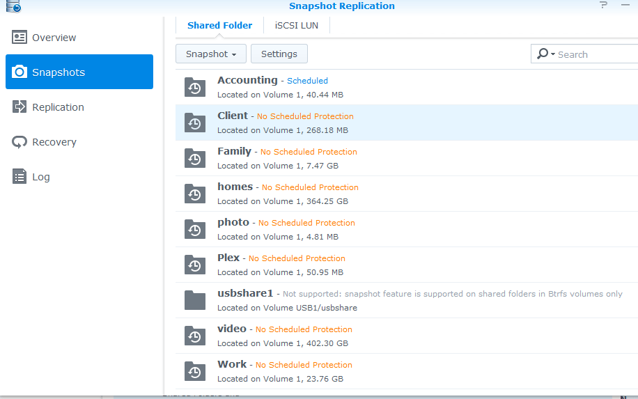 Synology Snapshot Replication and File Versioning Network Antics