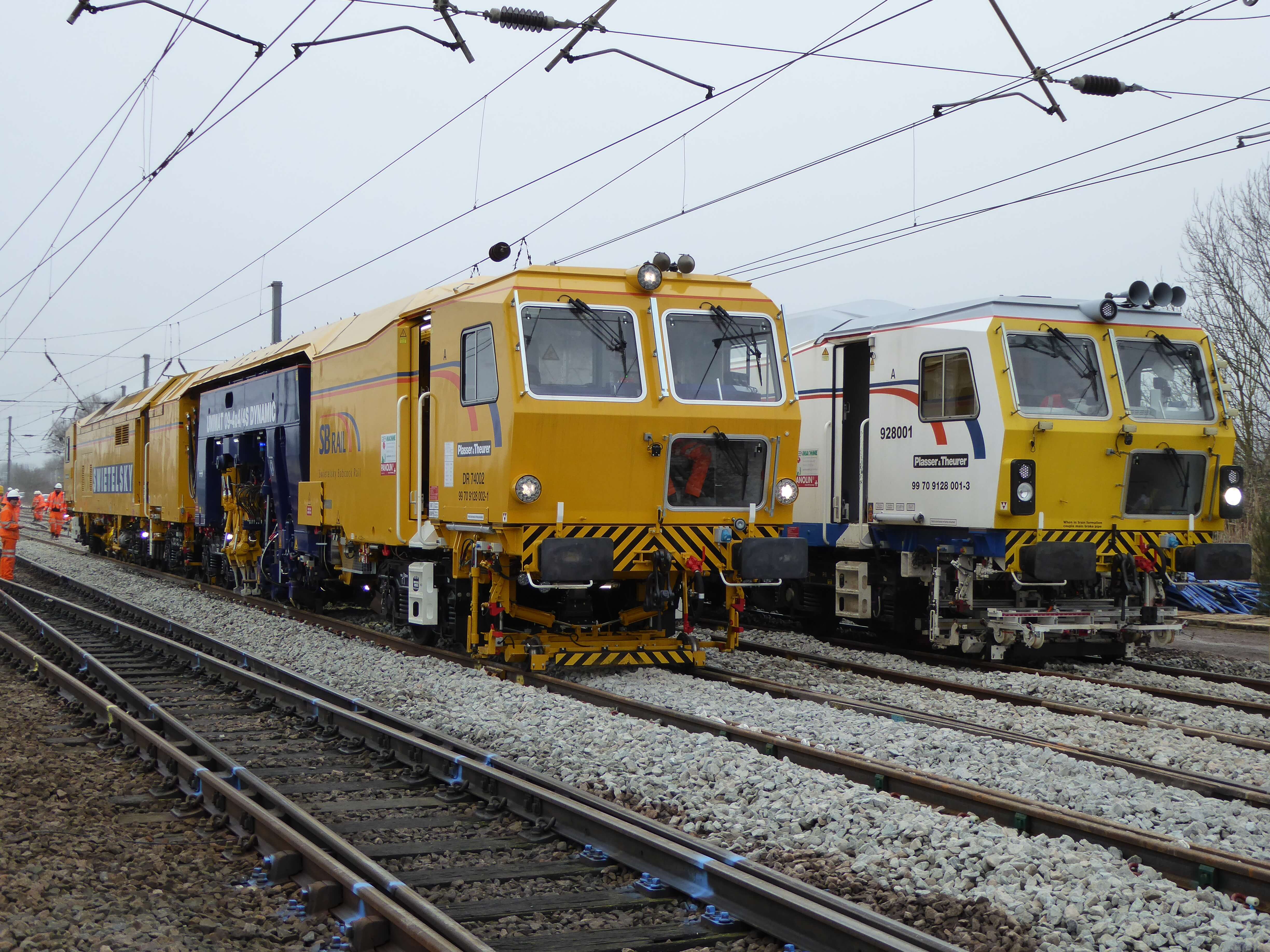Track treatment fleet Network Rail