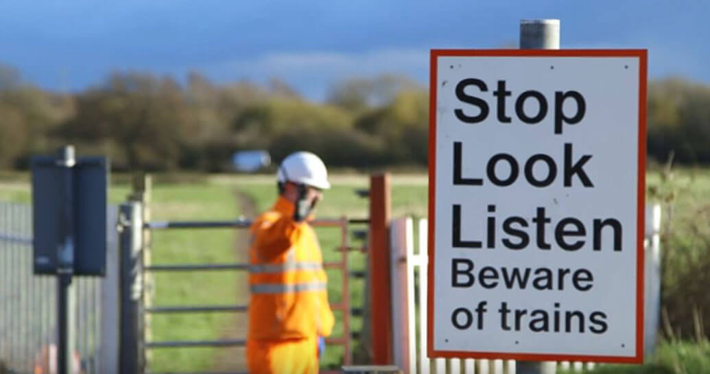Level crossing safety Network Rail