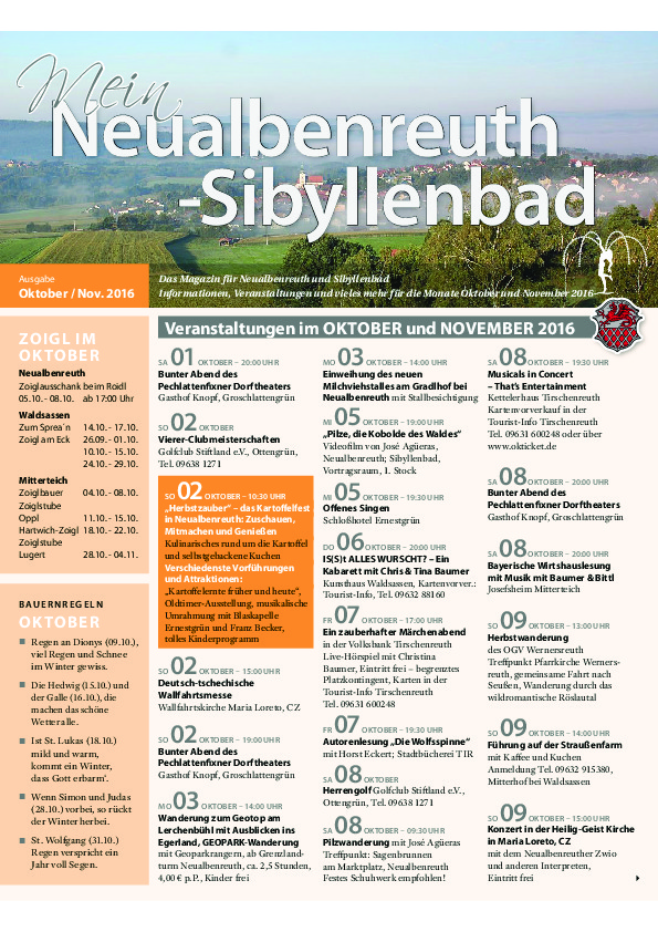 Mein NeualbenreuthSibyllenbad Markt Bad Neualbenreuth
