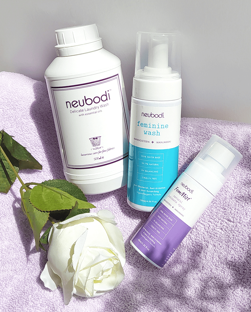 Buy Feminine Spray 40ml + Feminine Wash 120ml + Detergent 500ml (Set