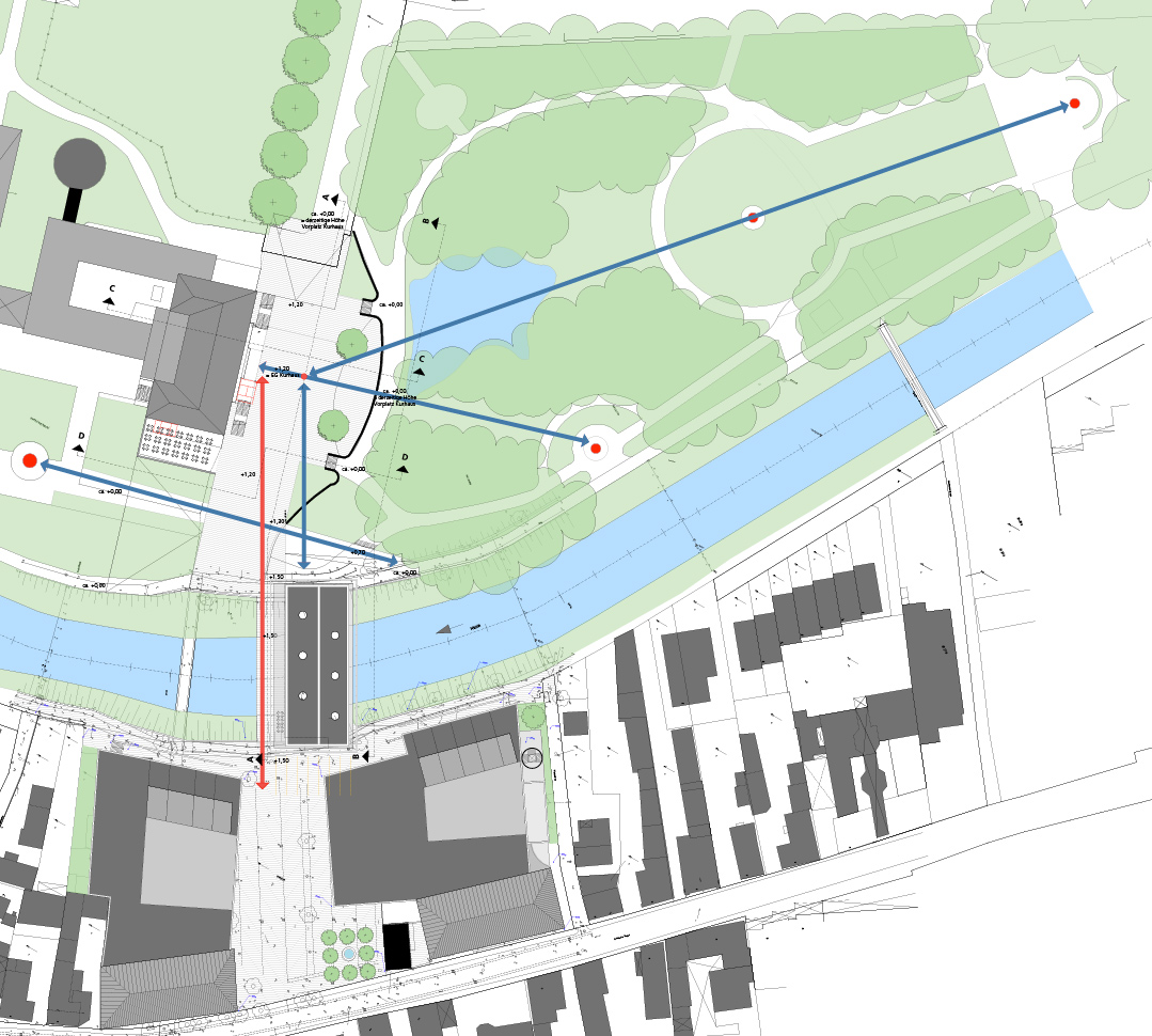 Der Kurpark und die Verbindung zur Neuen Mitte Neue Mitte Bad Vilbel