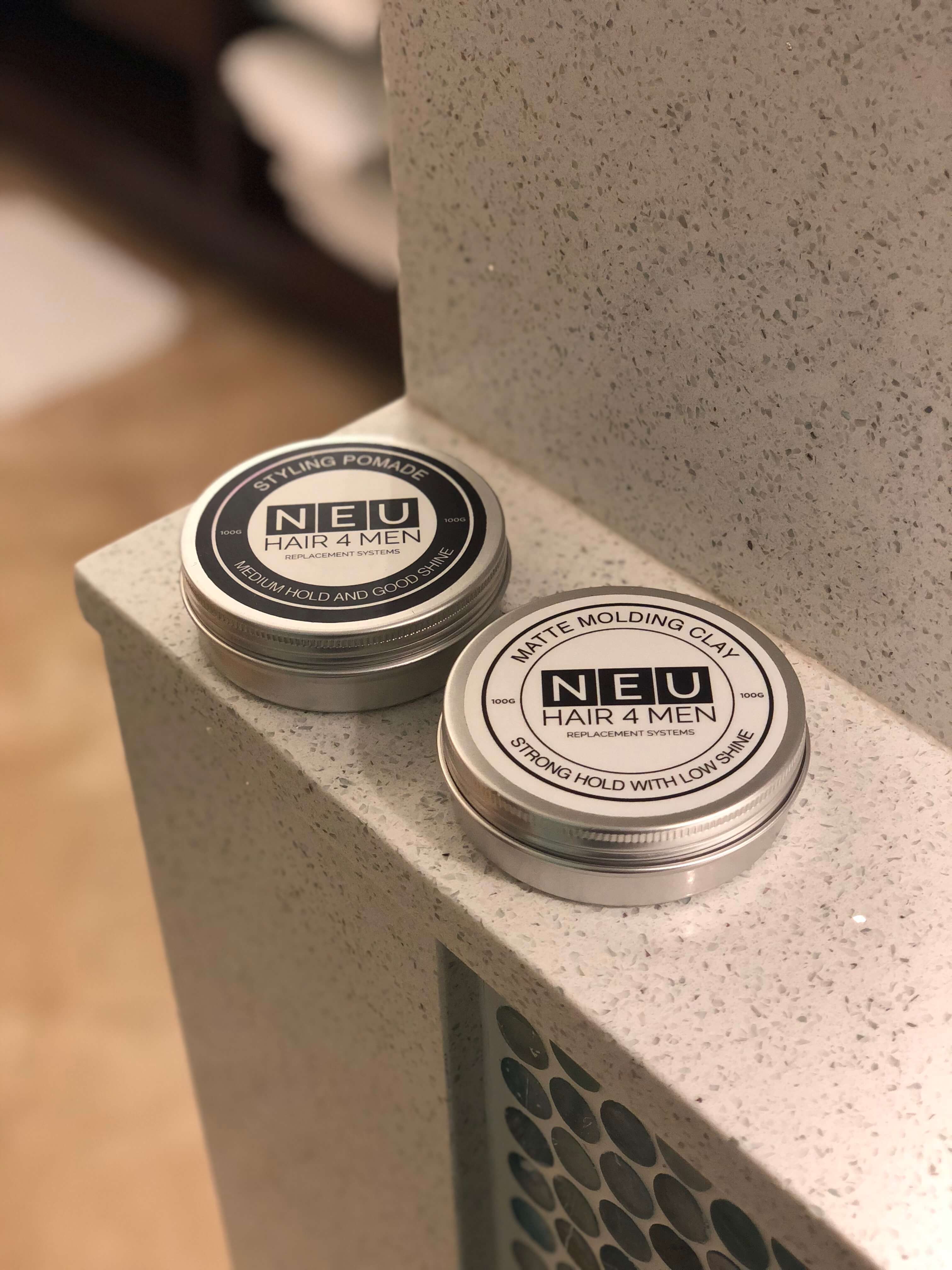 Matte Styling Clay 100 Organic Neu Hair 4 Men
