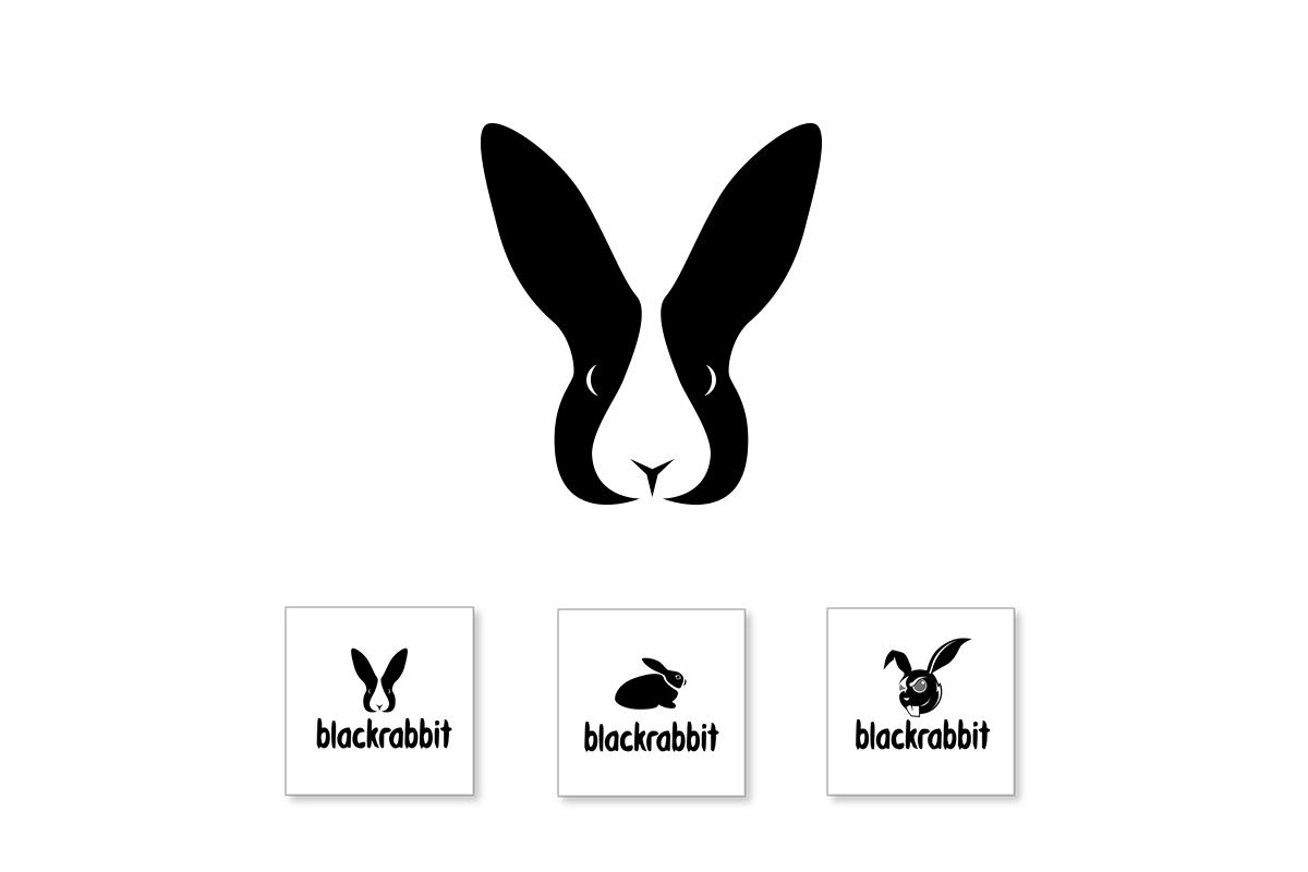Logo Design Blackrabbit Neumatic Digital