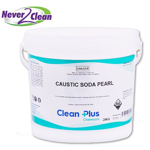 25KG CAUSTIC SODA PEARL Never 2 Clean Pty Ltd