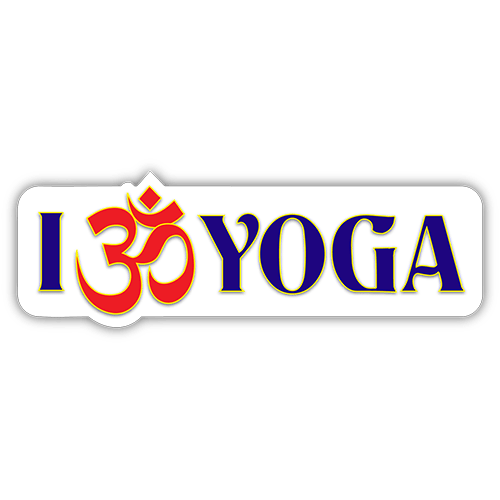 Yoga Sticker I Om Yoga Small Bumper Sticker 541 Root Concepts