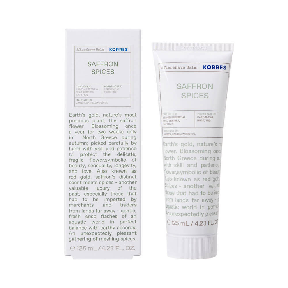 Korres Saffron Spices Aftershave Γαλάκτωμα για Μετα το Ξυρισμα, 125ml