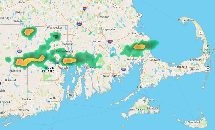 National Weather Service Issues Severe Weather Alert for Fall River
