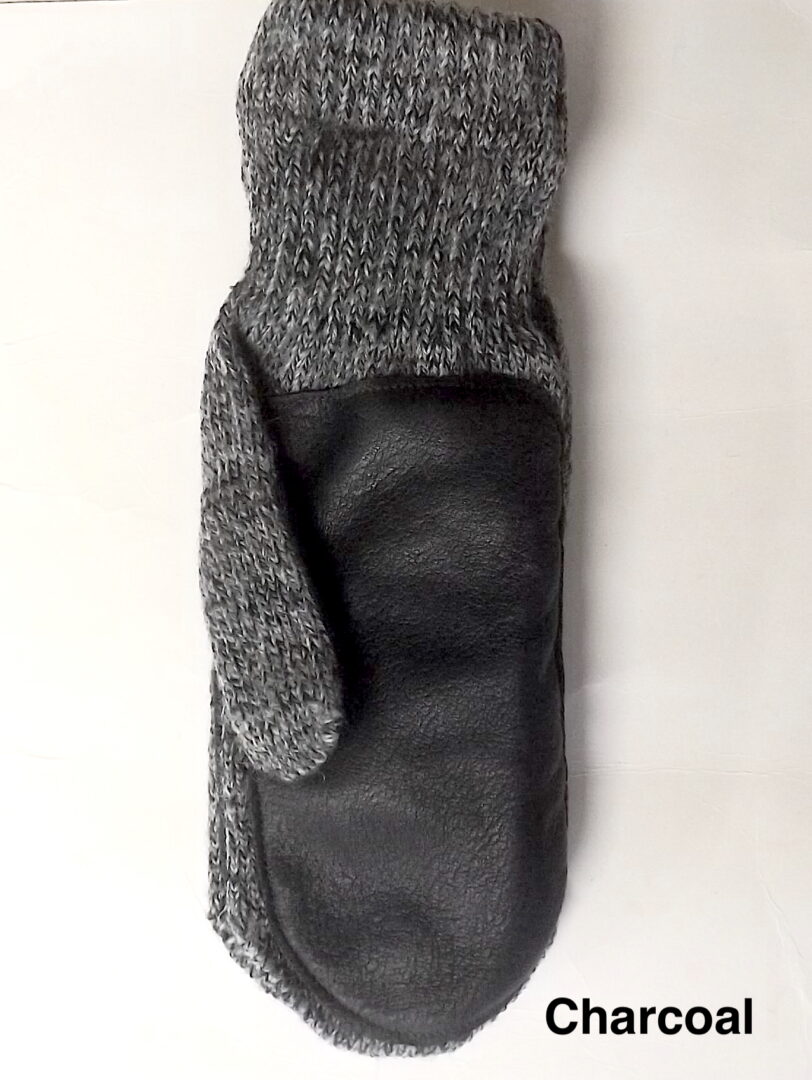 Women's Mittens with liner and Leather Newberry Knitting