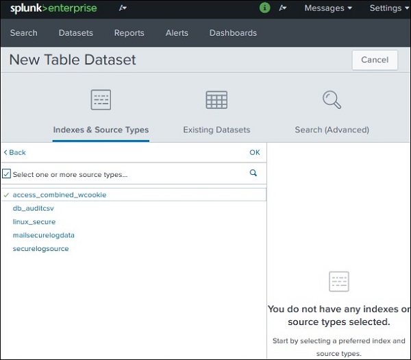 Splunk Pivot 和数据集 小牛教程