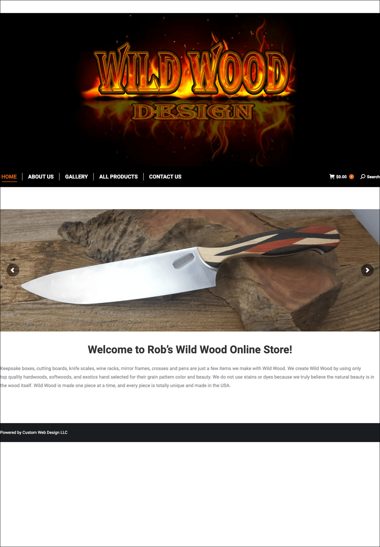 Wild Wood Design Custom  Design by Chris Morelock