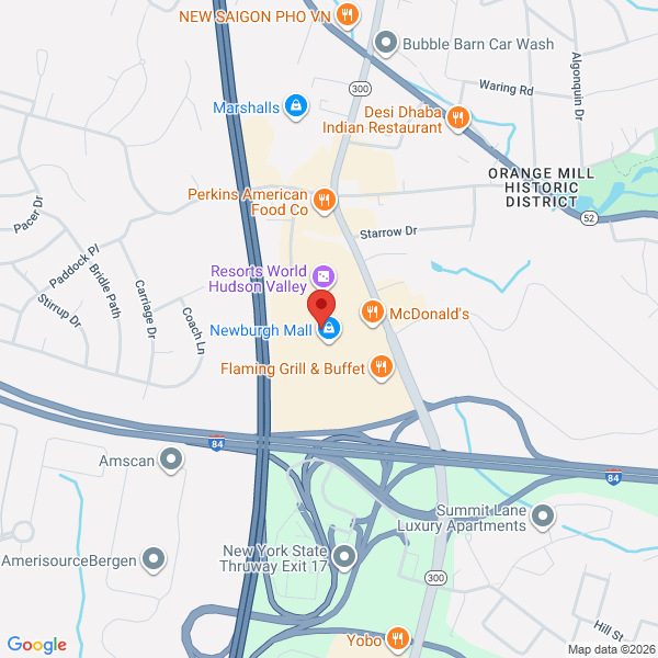 Newburgh Mall Directions