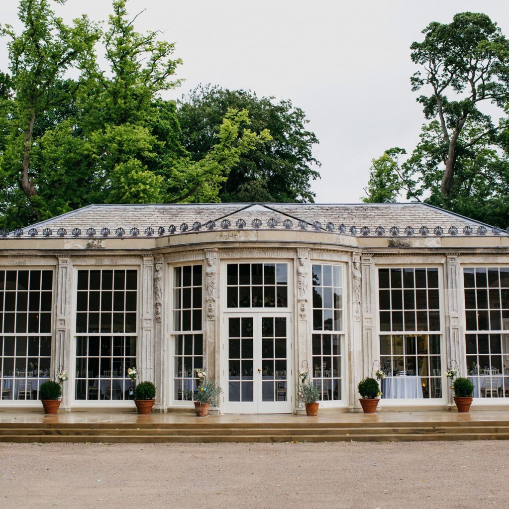 Wedding Ceremony in the Orangery Newby Hall