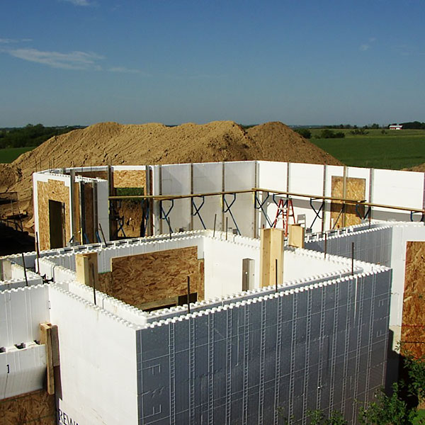 ICF Homes. Concrete Homes Energy Efficient Des Moines Iowa Custom