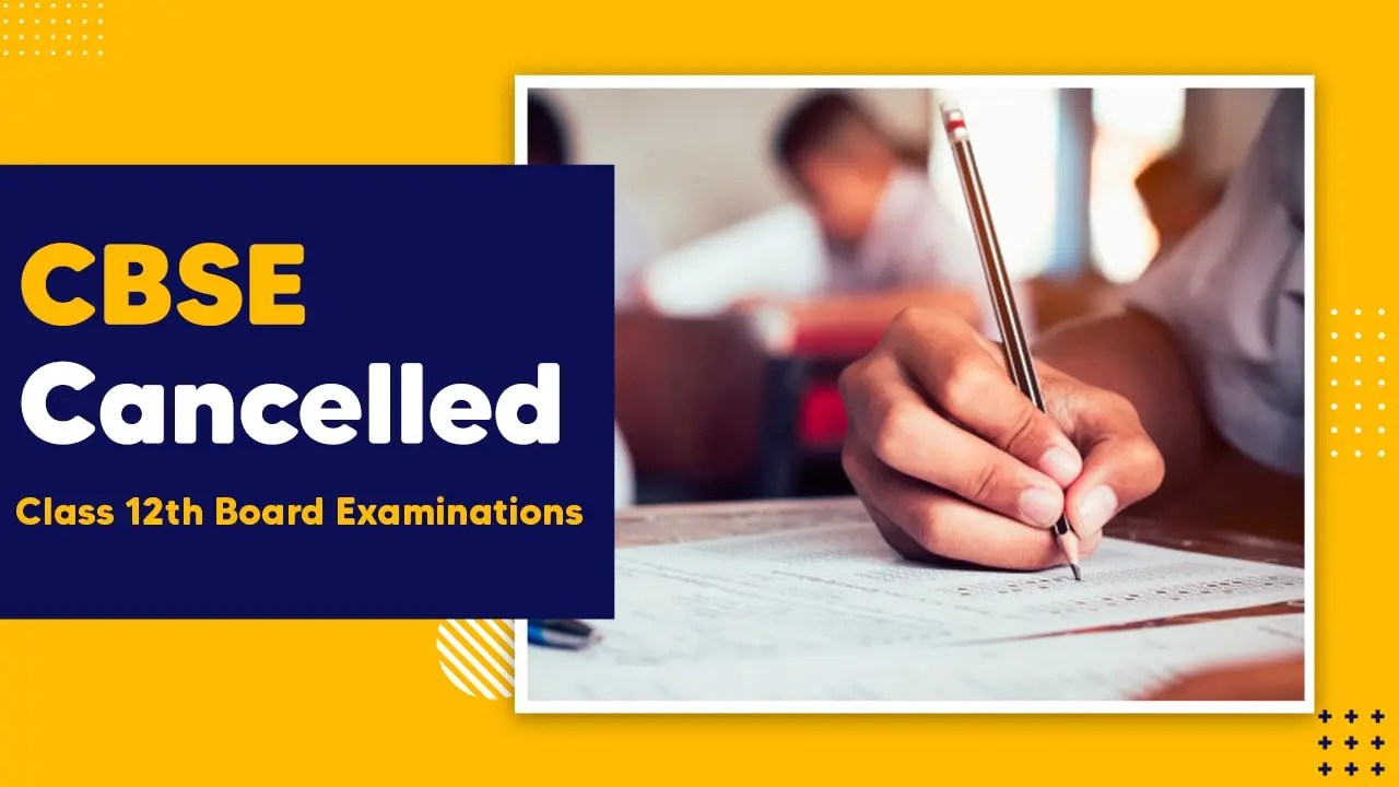 Class 12th Board examination canceled announced by CBSE