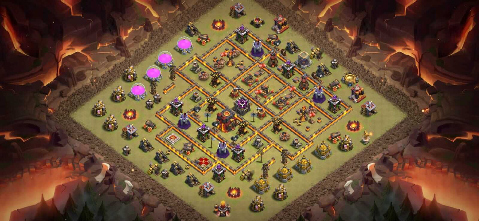 50+ Best TH10 War Base Designs with Links (2023) Copy Anti 3 Star Town