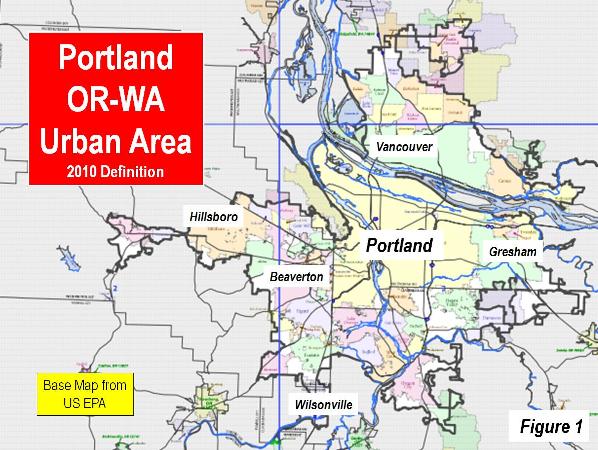 City Of Portland Boundary Map The Evolving Urban Form Portland