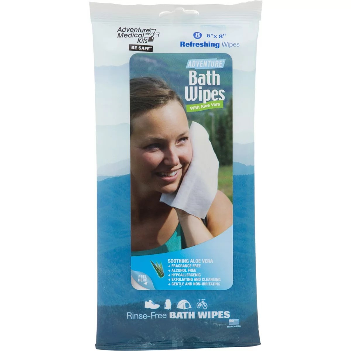Adventure Ready Brands First Aid AMK Adventure Bath Wipes, Buy Cheap