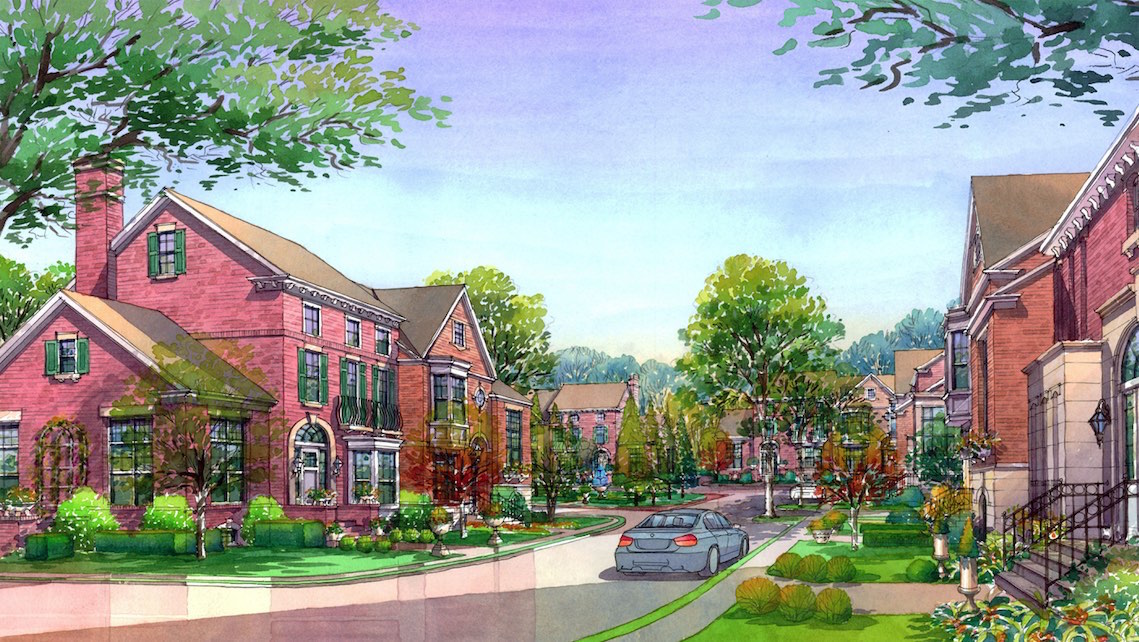 Tom Scannapieco and New Hope Mayor Keller break ground at Rabbit Run Creek development New