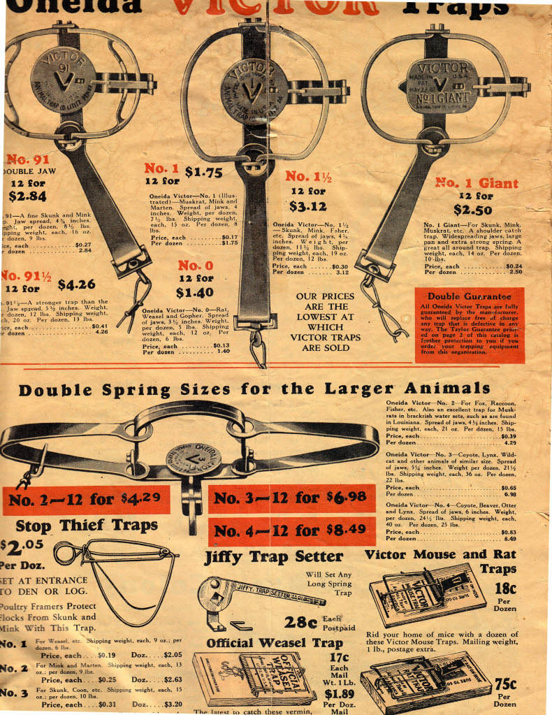 VINTAGE ANIMAL TRAPS