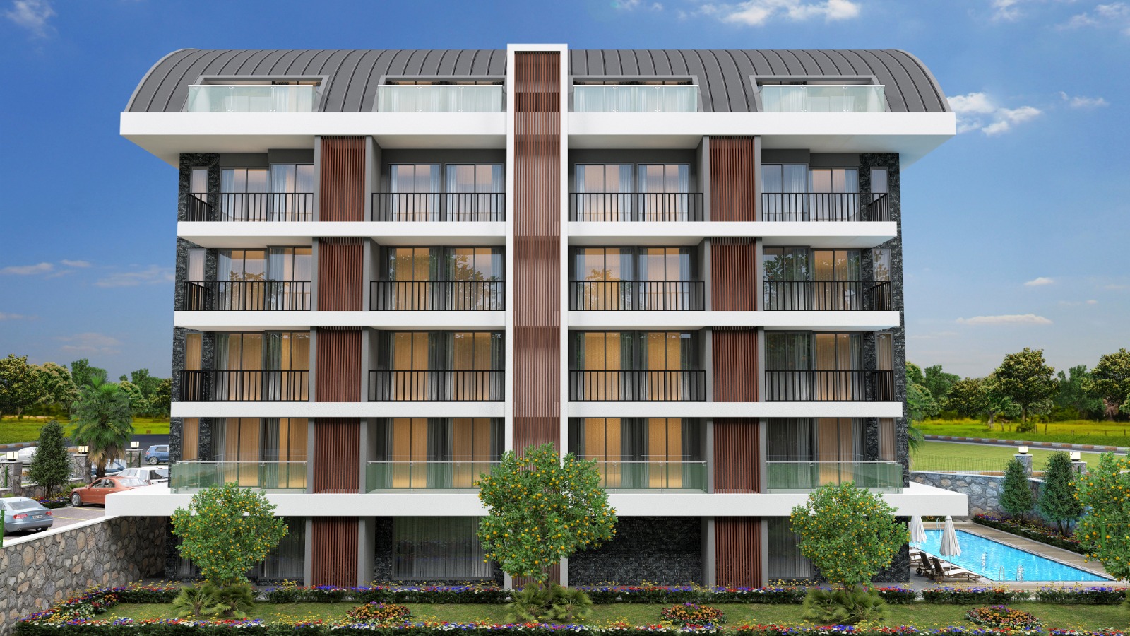 Residential project in AlanyaOba Properties in Alanya Turkey