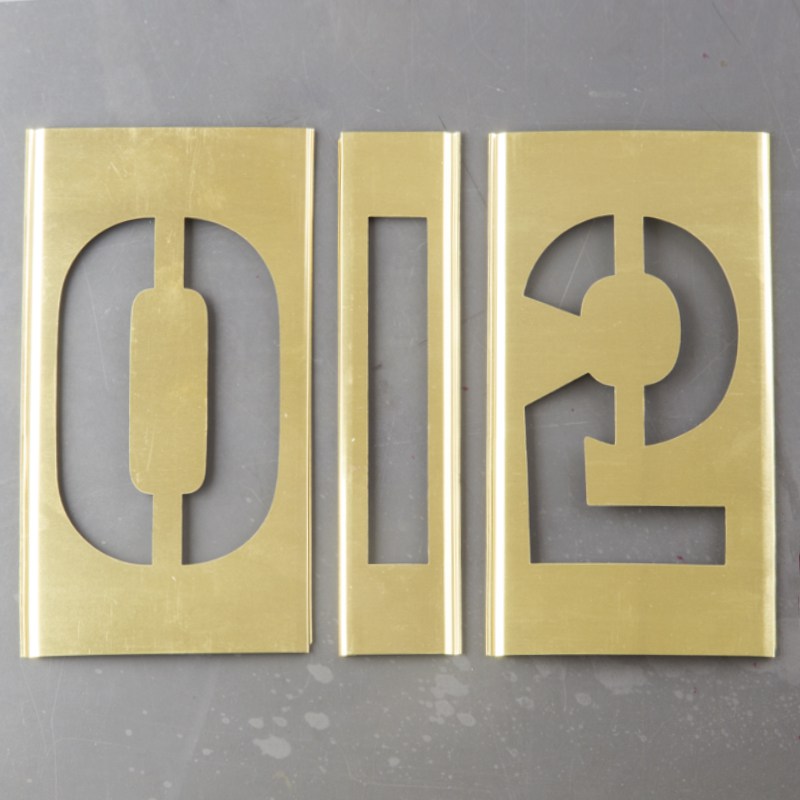 Brass Stencils by Young Bros. Newman Tools