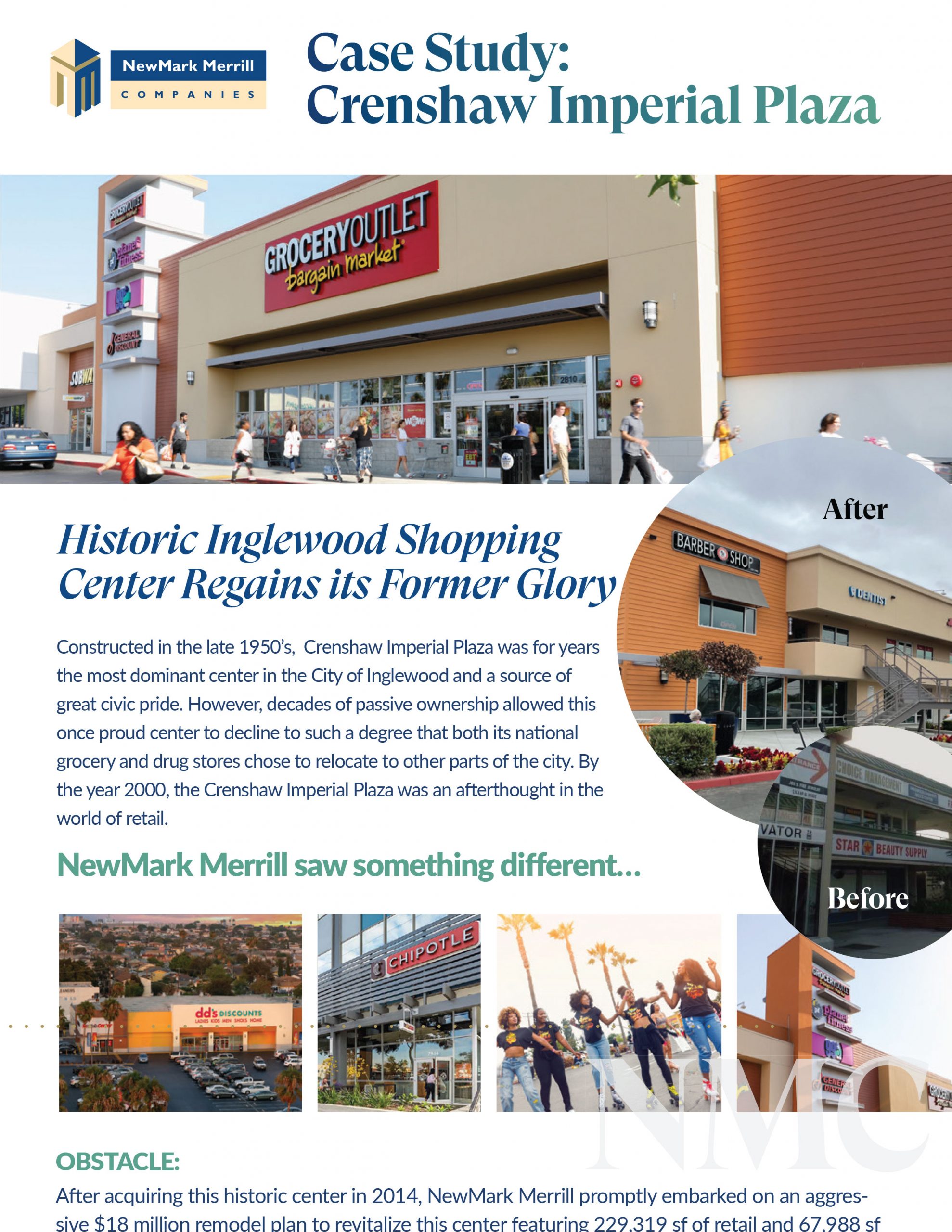 Crenshaw Imperial Plaza NewMark Merrill