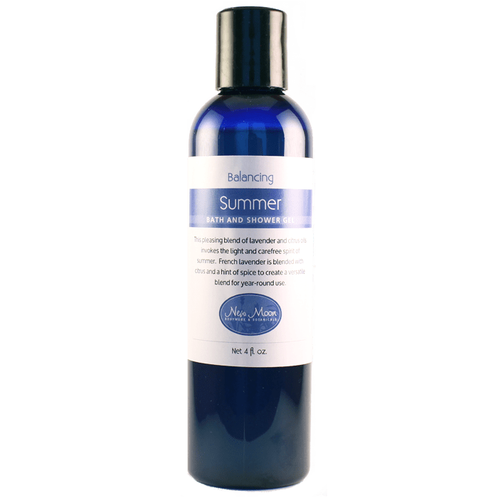 Summer Bath and Shower Gel New Moon Bodywork and Botanicals