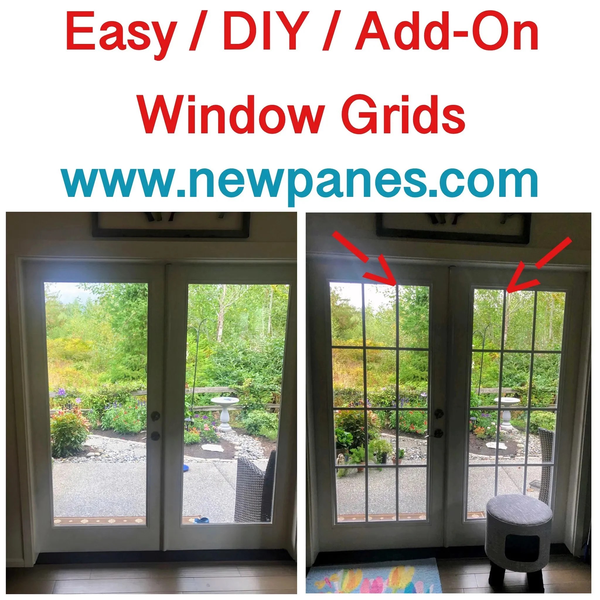 Doityourself window mullions! New Panes Creations